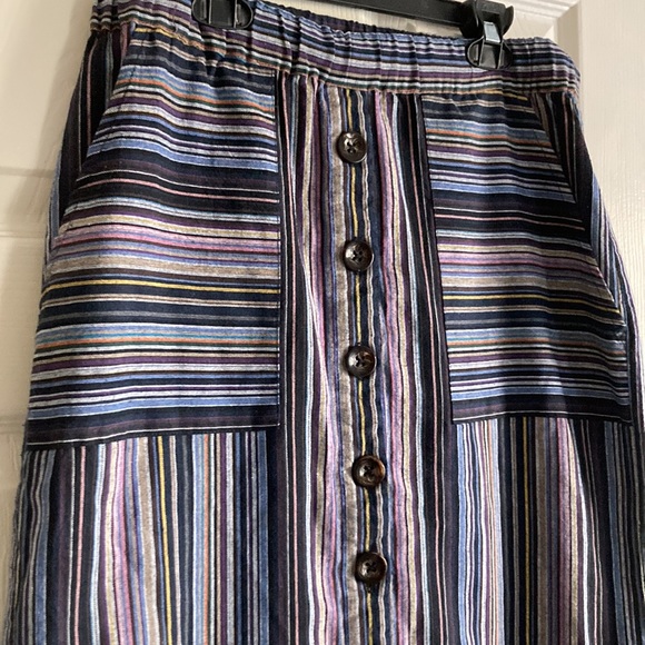 EUC Mododoc Stripes Skirt - Picture 3 of 10